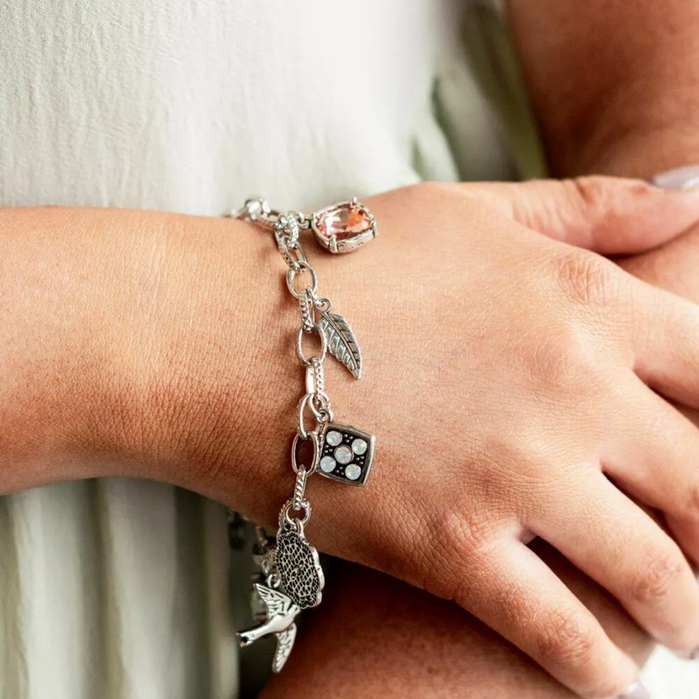 Whimsical Silver Charm Bracelet NWT